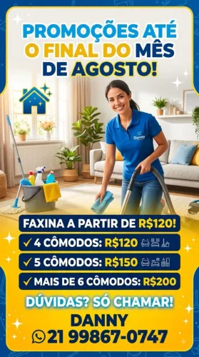 Trabalho como diarista e faxineira em casa De família