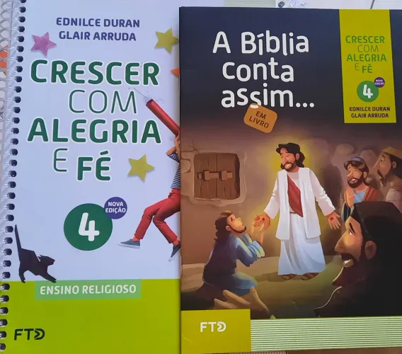 Crescer com Alegria e Fé 4 + A Bíblia Conta Assim 4