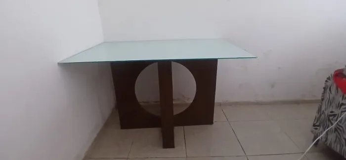 mesa de vidro
