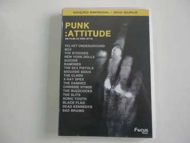 Dvd Punk: Attitude Duplo Usado