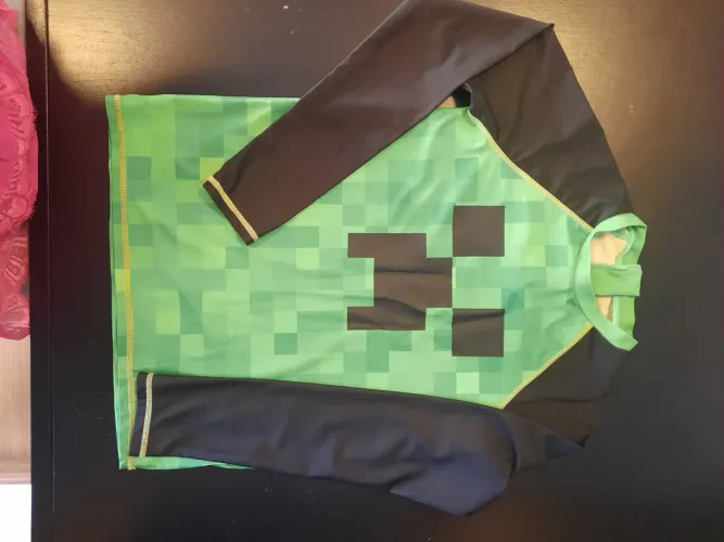 Kit Camiseta e Sunga Minecraft TAM 10