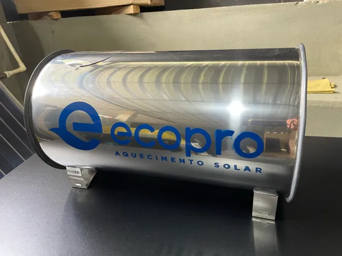 Caixinha para aquecedor solar em aço inox.