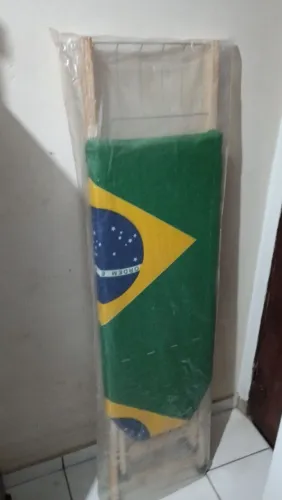 Tábua de passar roupas bandeira do Brasil