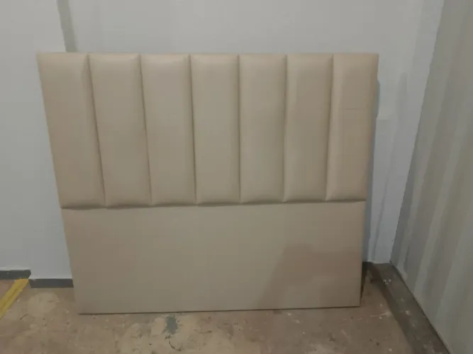 Cabeceira de cama casal baú Ortochrin Zerada