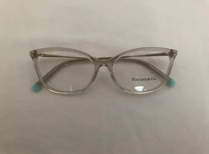 Armação de Óculos de Grau Tiffany TF2205 8329 Transparente 55-16-140 Nova