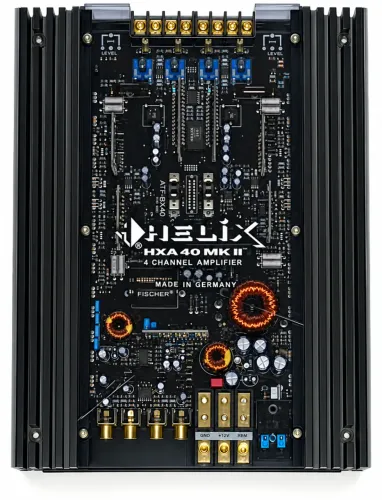 Amplificador Helix HXA 40 MKII - Módulo de Som Automotivo 4 Canais (High-End)