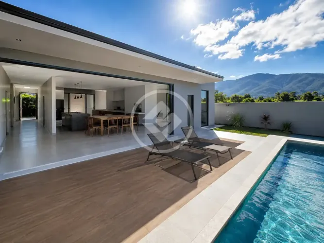 Casa A Venda no Condomínio Mar Verde na Praia da Mococa em Caraguatatuba - 225m² - 3 suíte