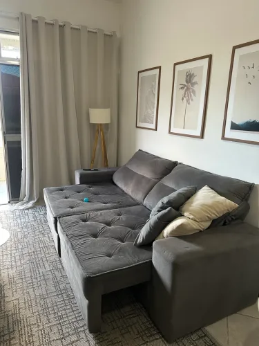 Sofá retrátil 230 cm 4 lugares