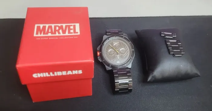 Relógio Chilli Beans Marvel Iron Man Preto