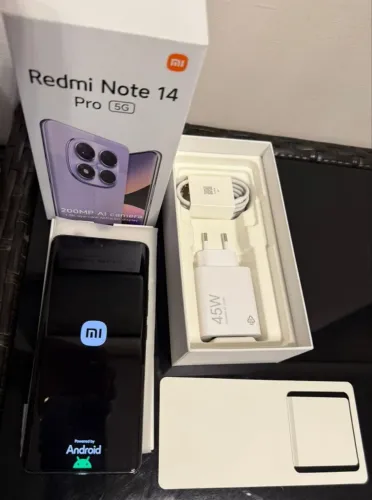 Celular Xiaomi Redmi Note 14 PRO de 256 GB versão Global 5G em estado de zero