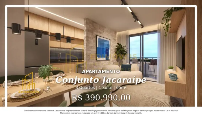 Viva no Alto de Jacaraípe: Apartamento com Suíte e Reversível!