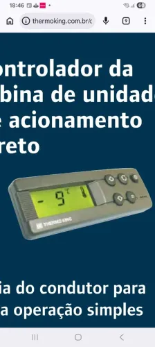 Controlador thermo king v300, v500 cabine