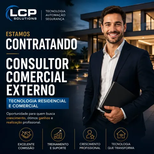 Consultor Comercial Externo | Tecnologia Residencial e Comercial