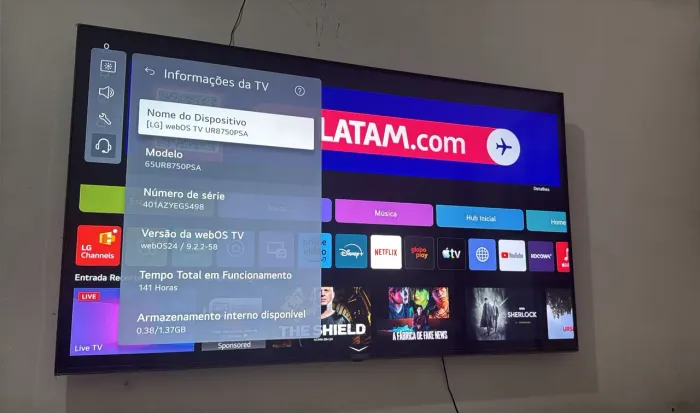 LG 4k ULTRA HD 66 POLEGADAS
