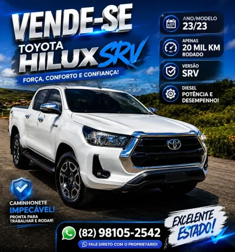 Toyota Hilux CD SRV 4X4 2.8 TDI Diesel Aut. 2023