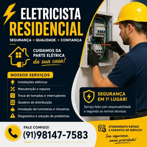 Eletricista residencial 