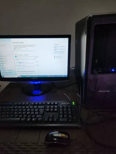 PC POSITIVO COMPLETO + MONITOR | 6GB RAM | HD 500GB