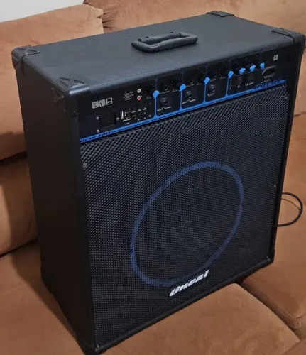 Caixa de Som Multiuso Oneal 12" USB, SD, RádioFM Guitarra,Teclado, Novíss, Nota e Garantia