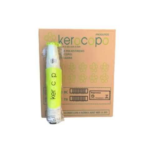 Copo plástico PS 200 ml caixa com 2500 copos
