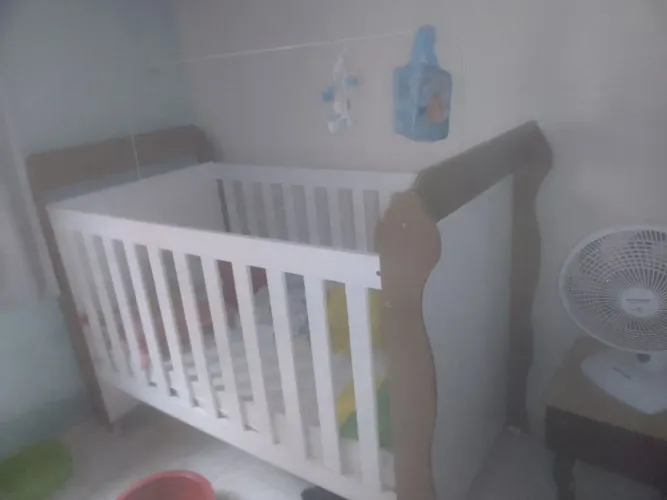 Um lindo Berço o mesmo se transforma em cama