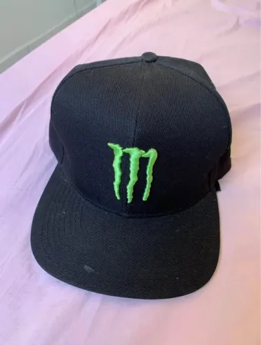 Bone monster energy snapback 