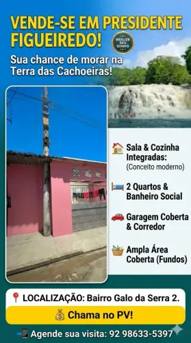 Casa em alvenaria com boa localização