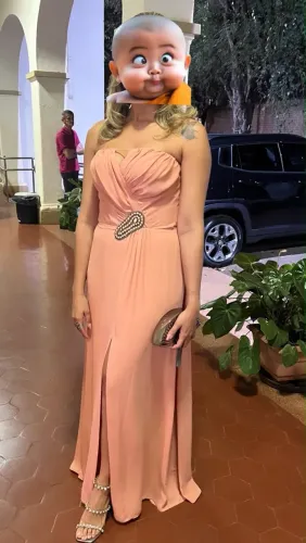 Vestido festa veste M