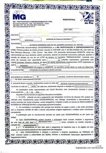 Vendo lote no cemitério Parque da Paz em ponta da fruta - VILA VELHA