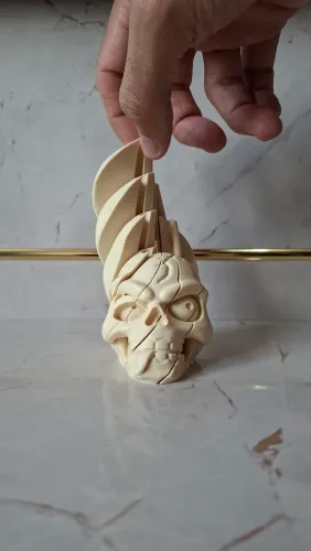 Caveira Fidget | Quebra Cabeça | Decorativo | Brinquedo | Presente