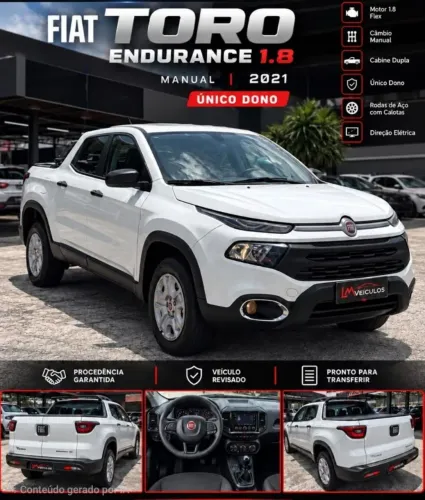 Fiat Toro Endurance 1.8 16V Flex Mec. 2021