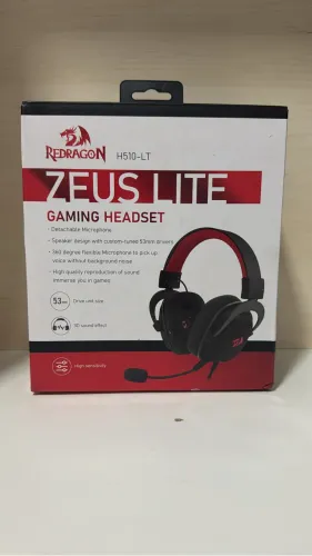 Headset Gamer Redragon Zeus Lite Preto - H510-LT