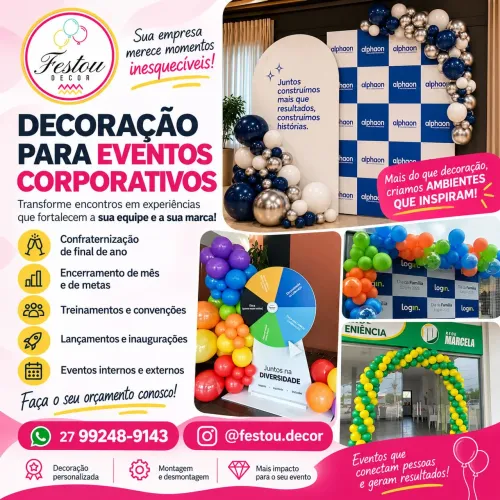 Decoração Eventos Coorporativos