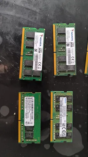 5 memórias note ddr4 16Gb