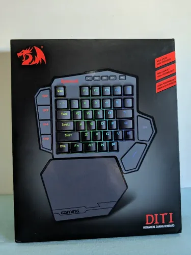 Teclado Mecânico One-Handed Redragon Diti K585 RGB - Perfeito Estado