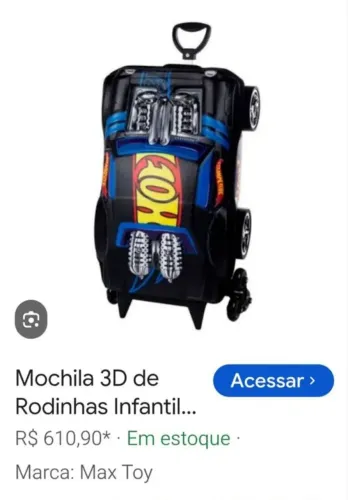MOCHILA HOT WHEELS
