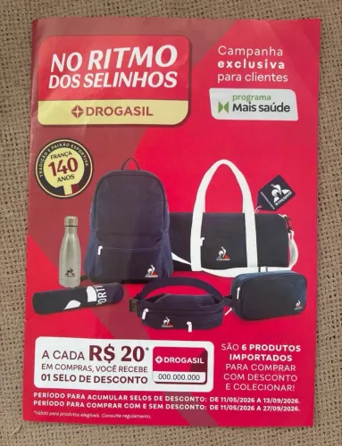 SELOS DROGASIL - Bolsa, Mochila, Pochete