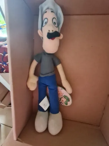 Turma do Chaves - Sr Madruga de pelucia novo com etiqueta 28cm
