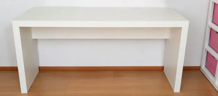 Mesa de Escritório Branca Tecno Mobili - Excelente Estado