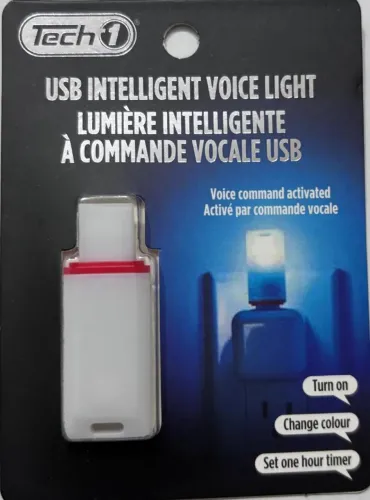 Luz led usb inteligente - Comando de voz - muito legal!