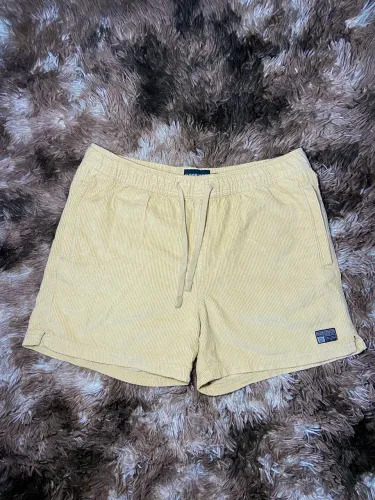 Short canelado c&a - bege 