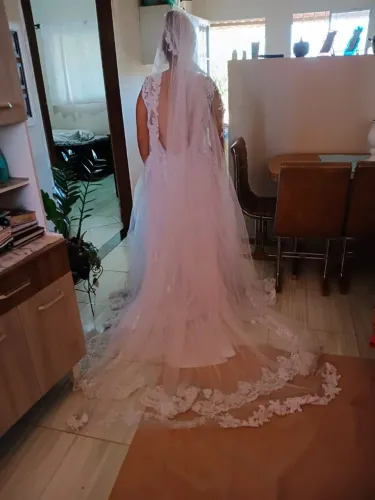 Vestido de noiva completo