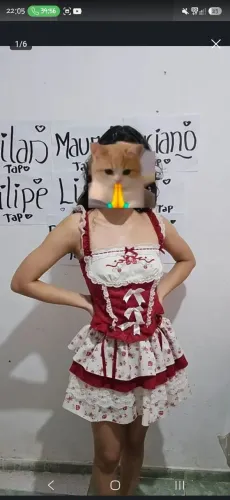 Conjunto fofo lolita curto