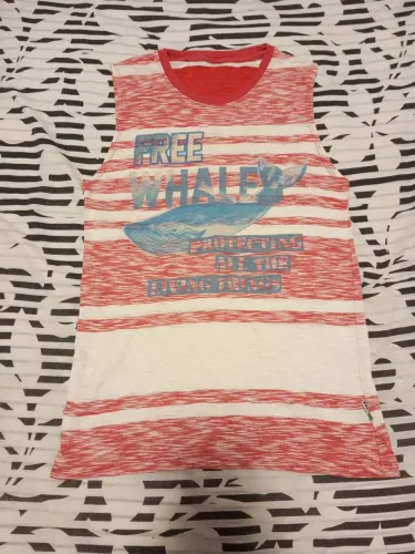 Blusa infantil menino sem mangas [USADO]