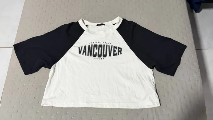 Cropped Vancouver Preto e Branco Marisa Tam. P