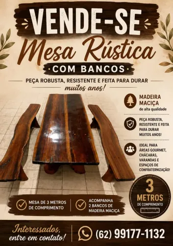 MESA RÚSTICA