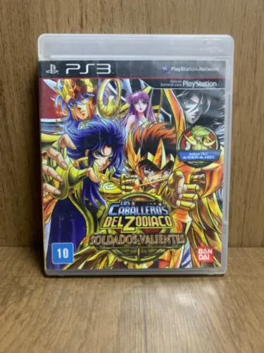 Jogo Os Cavalheiros do Zodiaco: Bravos Soldados PS3, PlayStation 3. 