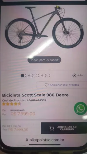 Scott Scale 980 Deore 12v + Kit Completo de Acessórios