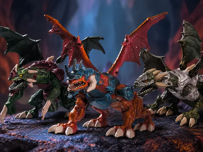Mega Bloks Dragons Metal Ages ? Lote 3 Dragões + Ovos (Completos)