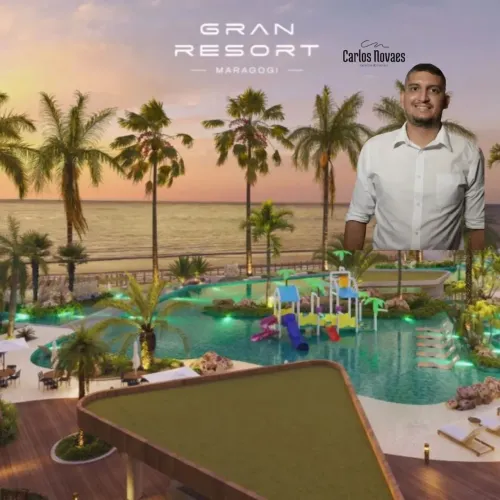 Flat com 1 quarto no Gran Resort Maragogi Praticidade, conforto e alto potencial de renta