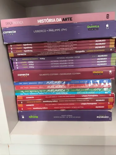 VENDO LIVROS CONECTE ENSINO MÉDIO 